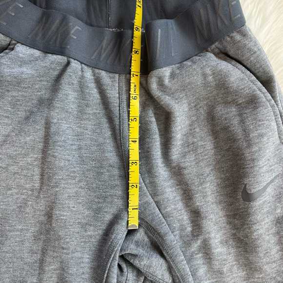 Nike Dri Fit Womens Sweatpants Gray Heathered Mid Rise Pockets Pull Ons S - Picture 6 of 7
